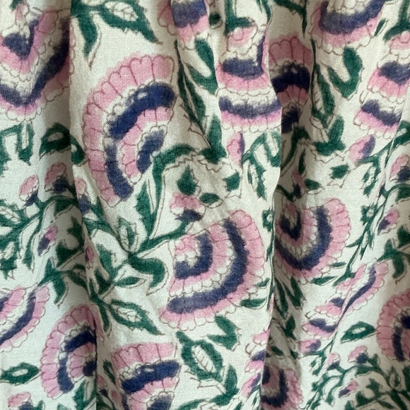 Floral Pink and Blue Maxi Skirt that can also be worn as a dress - Picture 4 of 13